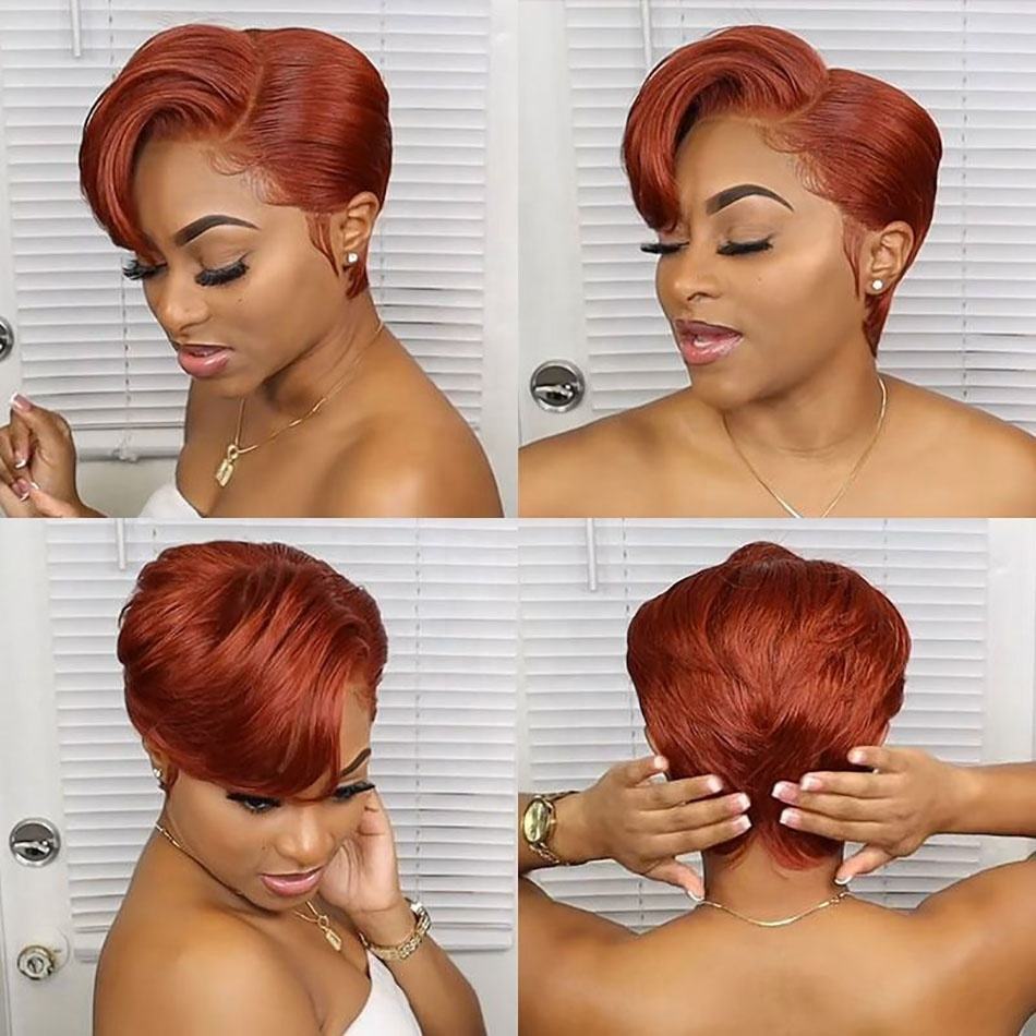 12A Wholesale Pixie Curly Bob Lace Front Wig for Women, Brazilian Lace Front 13x4 Short Curly Bob Pixie Cut Wigs